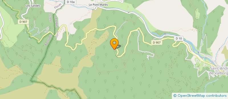 localisation de l'entreprise MONSIEUR PHILIPPE BALDACCHINO  SAINT-ANDRE-DE-VALBORGNE