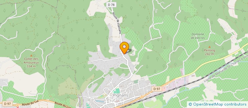 localisation de l'entreprise MONSIEUR PHILIPPE BALDONI  PIGNANS