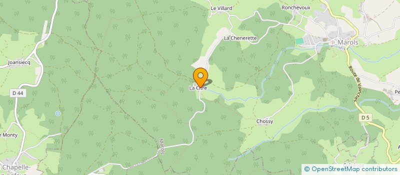 localisation de l'entreprise MONSIEUR PHILIPPE BALEYDIER  MAROLS