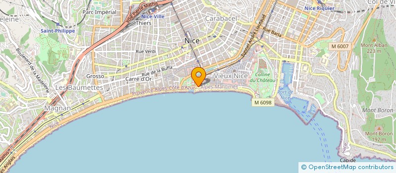 localisation de l'entreprise MONSIEUR PHILIPPE BALLAND à NICE