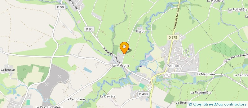 localisation de l'entreprise MONSIEUR PHILIPPE BALLANGER  SAINT-CHRISTOPHE-DU-LIGNERON