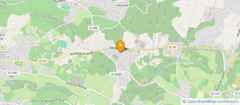 localisation de l'entreprise MONSIEUR PHILIPPE BALLET  CAMBLANES-ET-MEYNAC