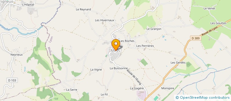 localisation de l'entreprise MONSIEUR PHILIPPE BALLY  MEYS