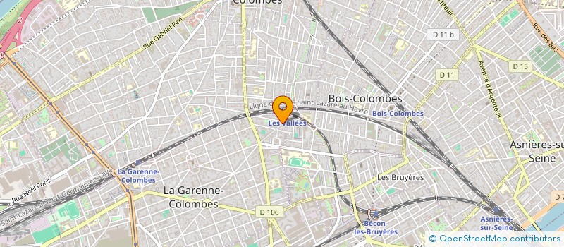 localisation de l'entreprise MONSIEUR PHILIPPE BALMELLE à LA GARENNE-COLOMBES