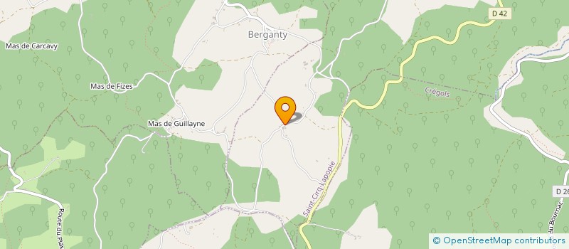 localisation de l'entreprise MONSIEUR PHILIPPE BALMES  SAINT-CIRQ-LAPOPIE