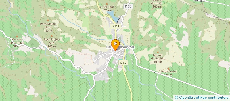 localisation de l'entreprise MONSIEUR PHILIPPE BALMES BOURDEL  LAURE-MINERVOIS