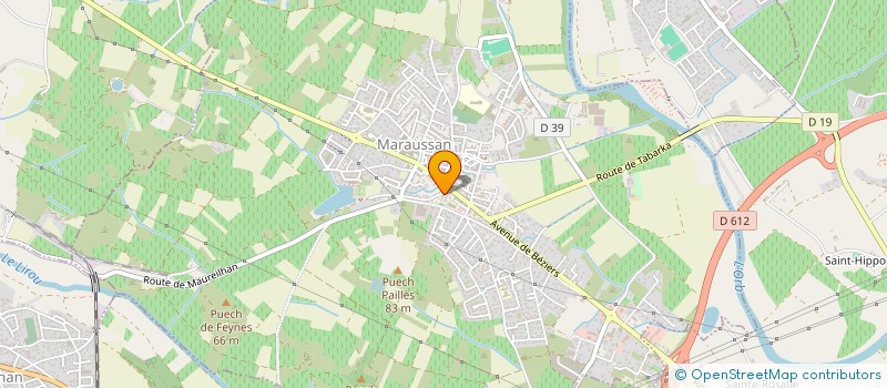 localisation de l'entreprise MONSIEUR PHILIPPE BAMBUST  MARAUSSAN