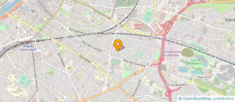 localisation de l'entreprise MONSIEUR PHILIPPE BANCHEREAU  ANGERS