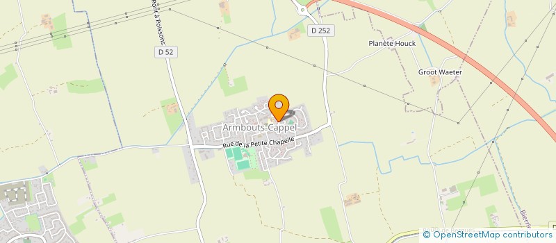 localisation de l'entreprise MONSIEUR PHILIPPE BANCQUART  ARMBOUTS-CAPPEL