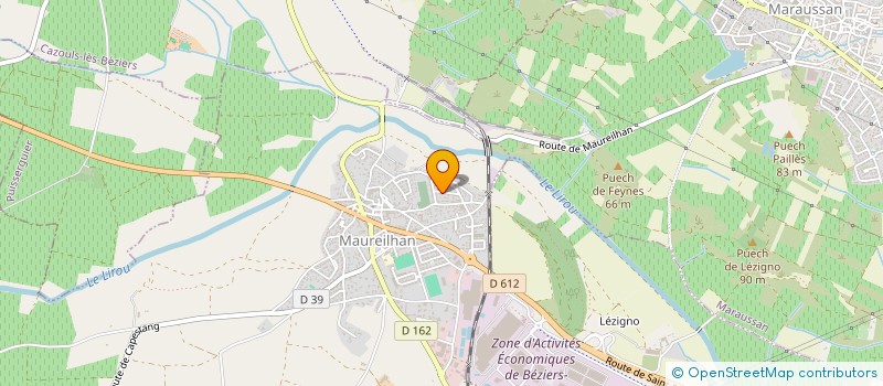 localisation de l'entreprise MONSIEUR PHILIPPE BARAILLON  MAUREILHAN