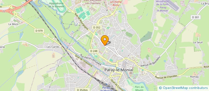 localisation de l'entreprise MONSIEUR PHILIPPE BARATA  PARAY-LE-MONIAL