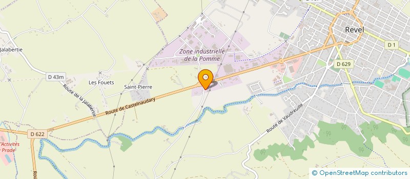 localisation de l'entreprise MONSIEUR PHILIPPE BARBASTE  REVEL