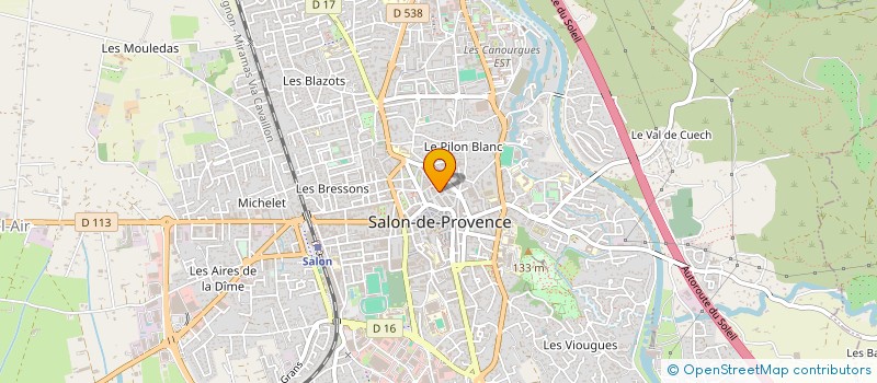 localisation de l'entreprise MONSIEUR PHILIPPE BARBERON  SALON-DE-PROVENCE