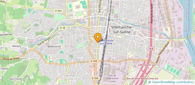 localisation de l'entreprise MONSIEUR PHILIPPE BARBET à VILLEFRANCHE-SUR-SAONE