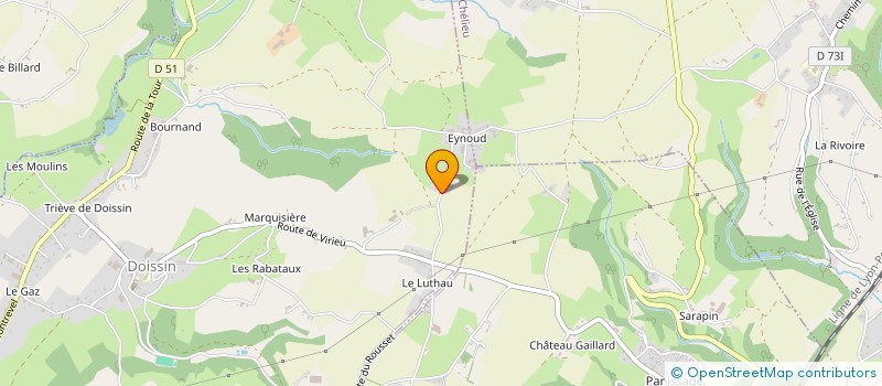 localisation de l'entreprise MONSIEUR PHILIPPE BARBIER  DOISSIN