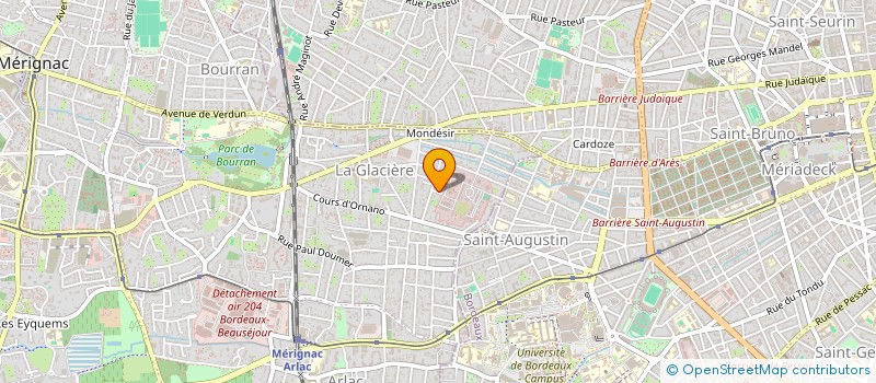 localisation de l'entreprise MONSIEUR PHILIPPE BARBIER  MERIGNAC