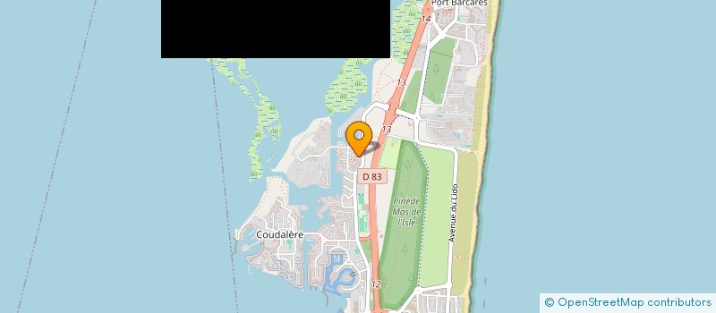 localisation de l'entreprise MONSIEUR PHILIPPE BARBIERI  LE BARCARES