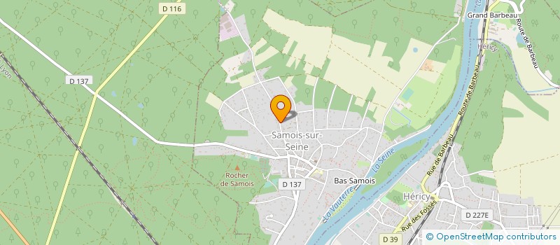 localisation de l'entreprise MONSIEUR PHILIPPE BARBOT  SAMOIS-SUR-SEINE