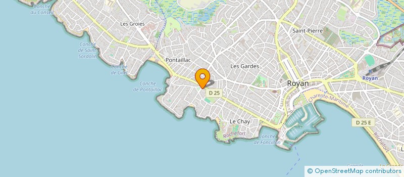 localisation de l'entreprise MONSIEUR PHILIPPE BARDOUX  ROYAN