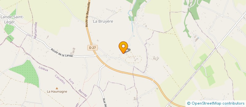 localisation de l'entreprise MONSIEUR PHILIPPE BARETTE  MARTAINVILLE