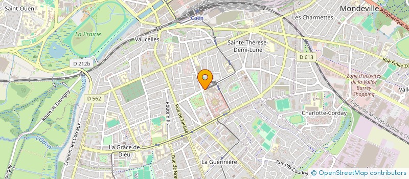 localisation de l'entreprise MONSIEUR PHILIPPE BARJOT à CAEN