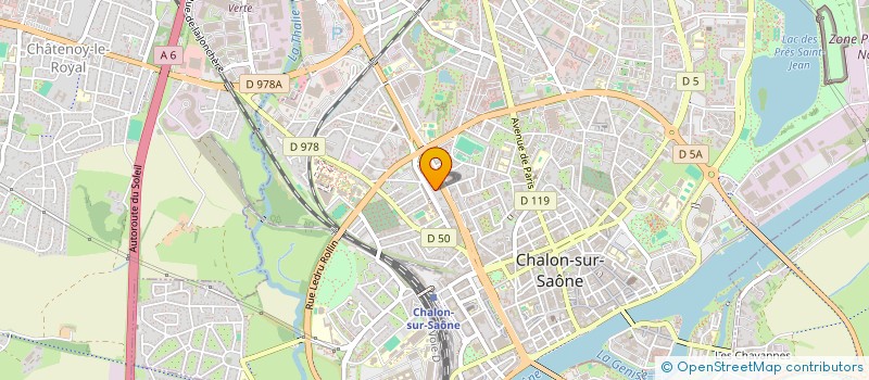 localisation de l'entreprise MONSIEUR PHILIPPE BARLET  CHALON-SUR-SAONE