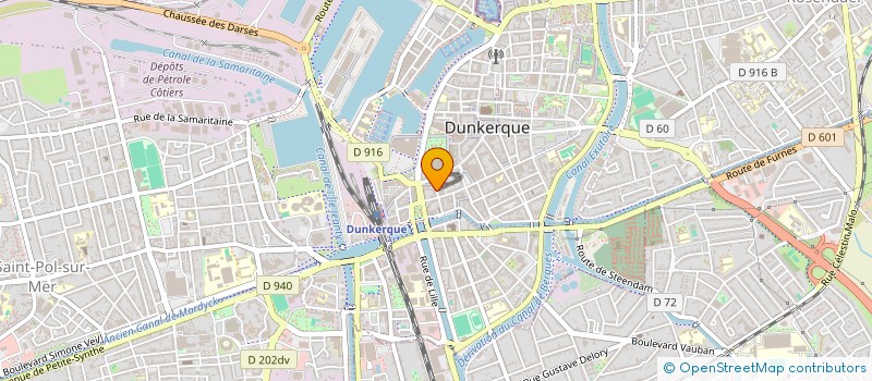 localisation de l'entreprise MONSIEUR PHILIPPE BARON à DUNKERQUE