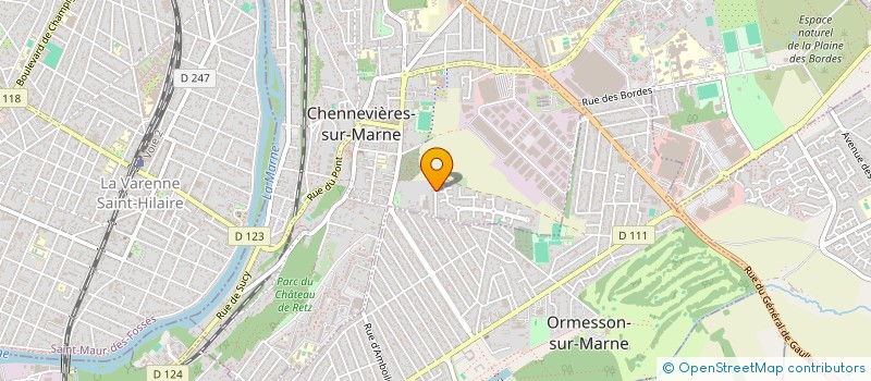 localisation de l'entreprise MONSIEUR PHILIPPE BAROT  CHENNEVIERES-SUR-MARNE