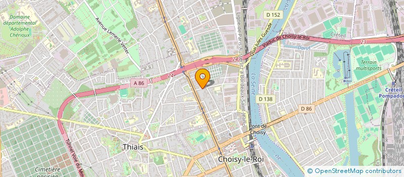 localisation de l'entreprise MONSIEUR PHILIPPE BARQUET à CHOISY-LE-ROI