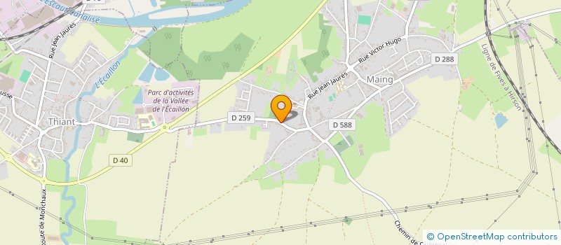 localisation de l'entreprise MONSIEUR PHILIPPE BARRA  MAING