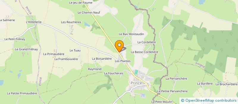 localisation de l'entreprise MONSIEUR PHILIPPE BARRANGER  PRINCE