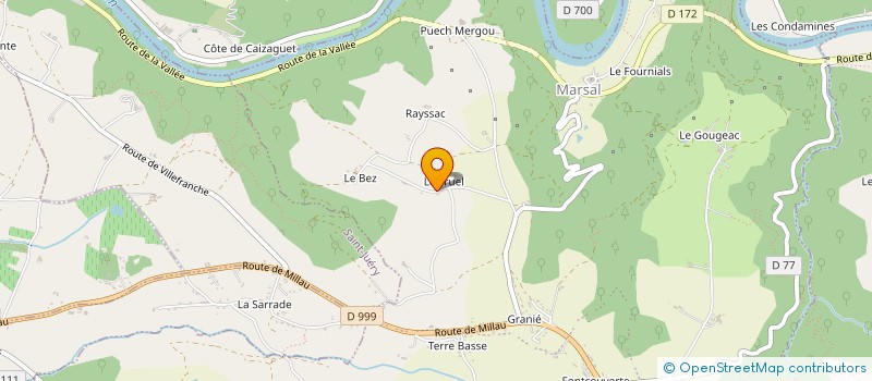 localisation de l'entreprise MONSIEUR PHILIPPE BARRAU  BELLEGARDE-MARSAL