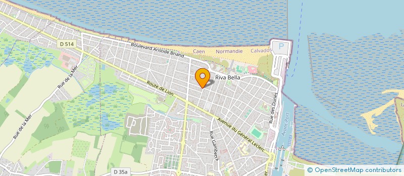 localisation de l'entreprise MONSIEUR PHILIPPE BARRAULT  OUISTREHAM