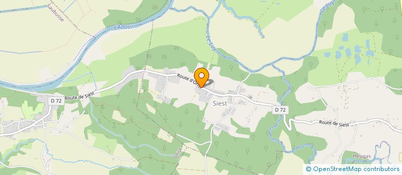 localisation de l'entreprise MONSIEUR PHILIPPE BARRAY  SIEST