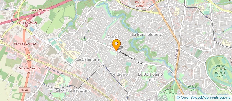 localisation de l'entreprise MONSIEUR PHILIPPE BARRE à ORVAULT