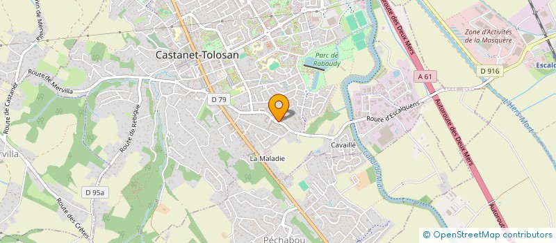 localisation de l'entreprise MONSIEUR PHILIPPE BARRE  CASTANET TOLOSAN