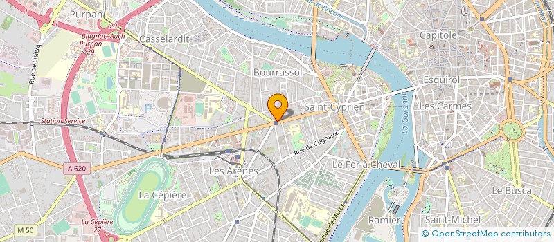 localisation de l'entreprise MONSIEUR PHILIPPE BARREAU à TOULOUSE