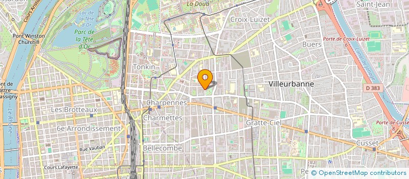 localisation de l'entreprise MONSIEUR PHILIPPE BARREL  VILLEURBANNE