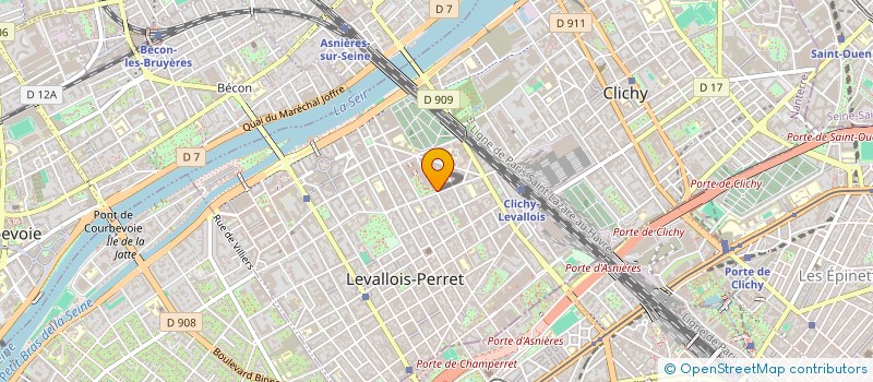 localisation de l'entreprise MONSIEUR PHILIPPE BARRIER à LEVALLOIS-PERRET