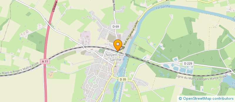 localisation de l'entreprise MONSIEUR PHILIPPE BARRIERE à NOYEN-SUR-SARTHE