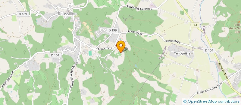 localisation de l'entreprise MONSIEUR PHILIPPE BARRIERE à ROUSSILLON