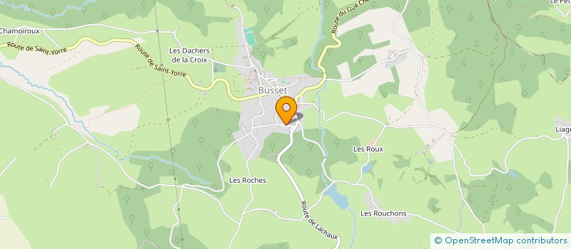 localisation de l'entreprise MONSIEUR PHILIPPE BARRIERE à BUSSET
