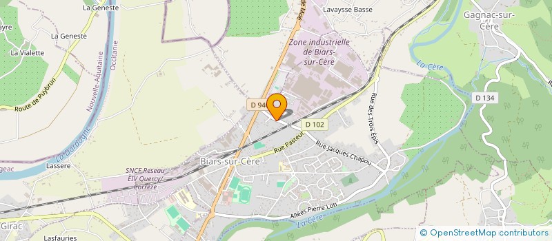 localisation de l'entreprise MONSIEUR PHILIPPE BARROCA à BIARS-SUR-CERE