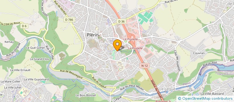 localisation de l'entreprise MONSIEUR PHILIPPE BARS  PLERIN