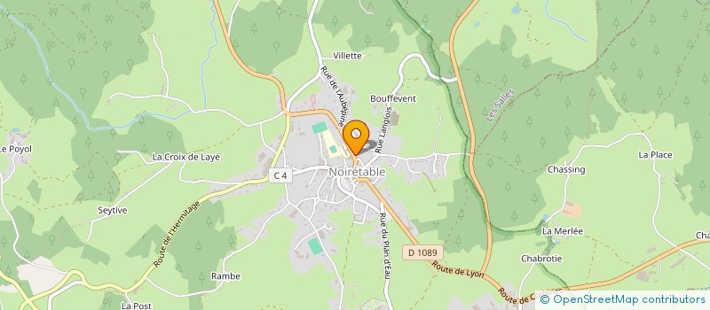 localisation de l'entreprise MONSIEUR PHILIPPE BARTHELEMY  NOIRETABLE