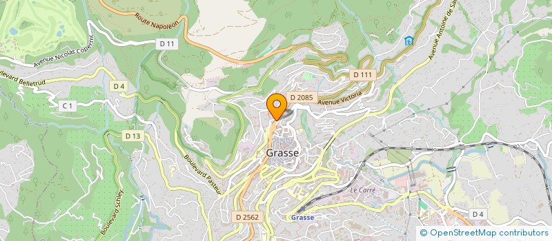 localisation de l'entreprise MONSIEUR PHILIPPE BARTHELET  GRASSE