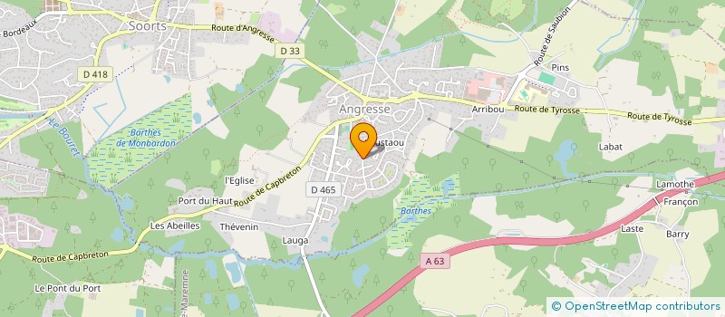 localisation de l'entreprise MONSIEUR PHILIPPE BARTOLL LOISELET à ANGRESSE