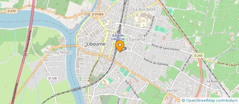 localisation de l'entreprise MONSIEUR PHILIPPE BARYGA à LIBOURNE