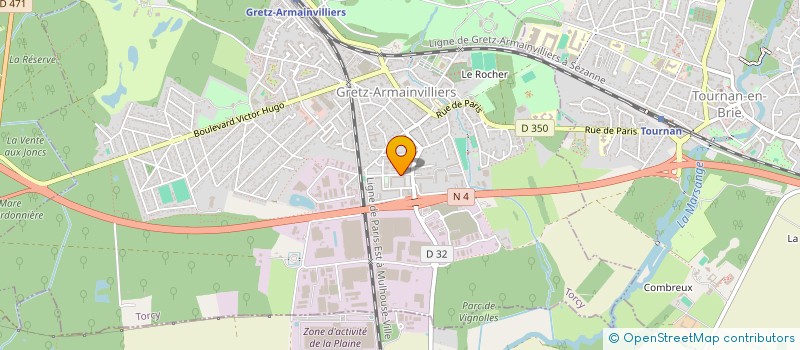 localisation de l'entreprise MONSIEUR PHILIPPE BASSEKA  GRETZ-ARMAINVILLIERS