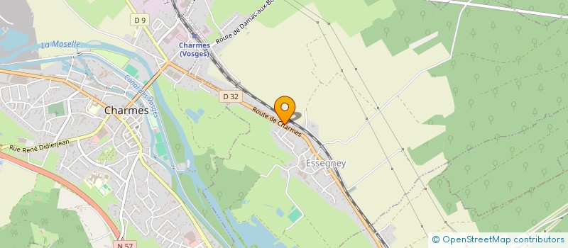 localisation de l'entreprise MONSIEUR PHILIPPE BATAGNE  ESSEGNEY